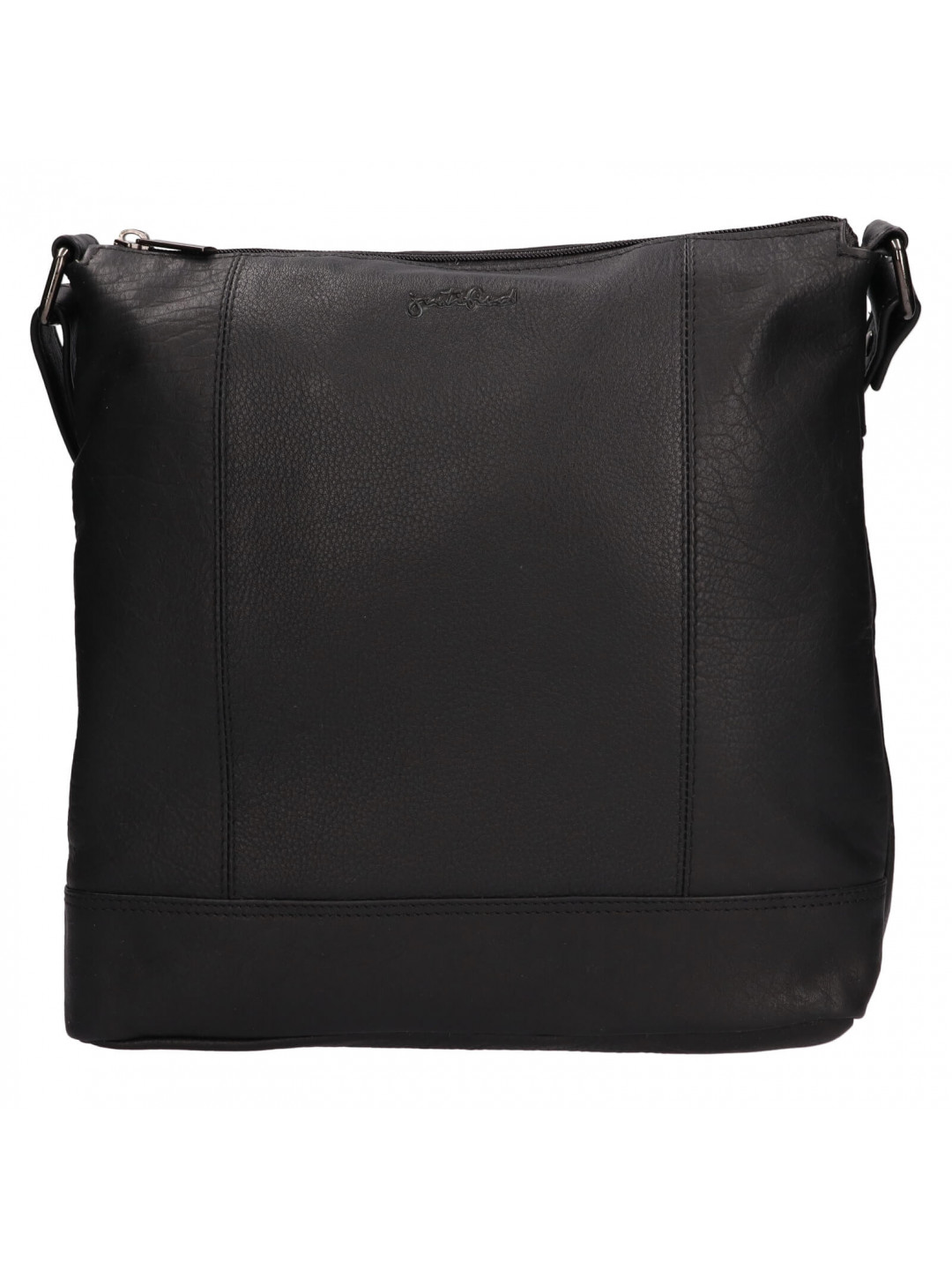 Dámská kožená crossbody kabelka Justified Magda – černá